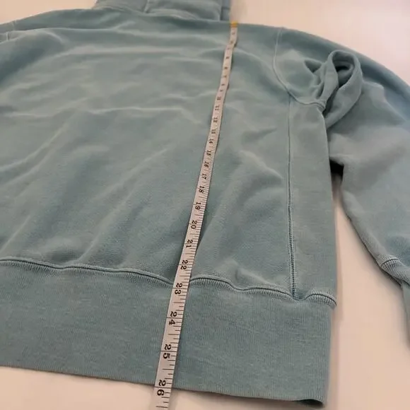 Champion Reverse Weave Light Blue Hoodie Large Hooded Sweatshirt Logo Y2K 90s - Picture 10 of 12